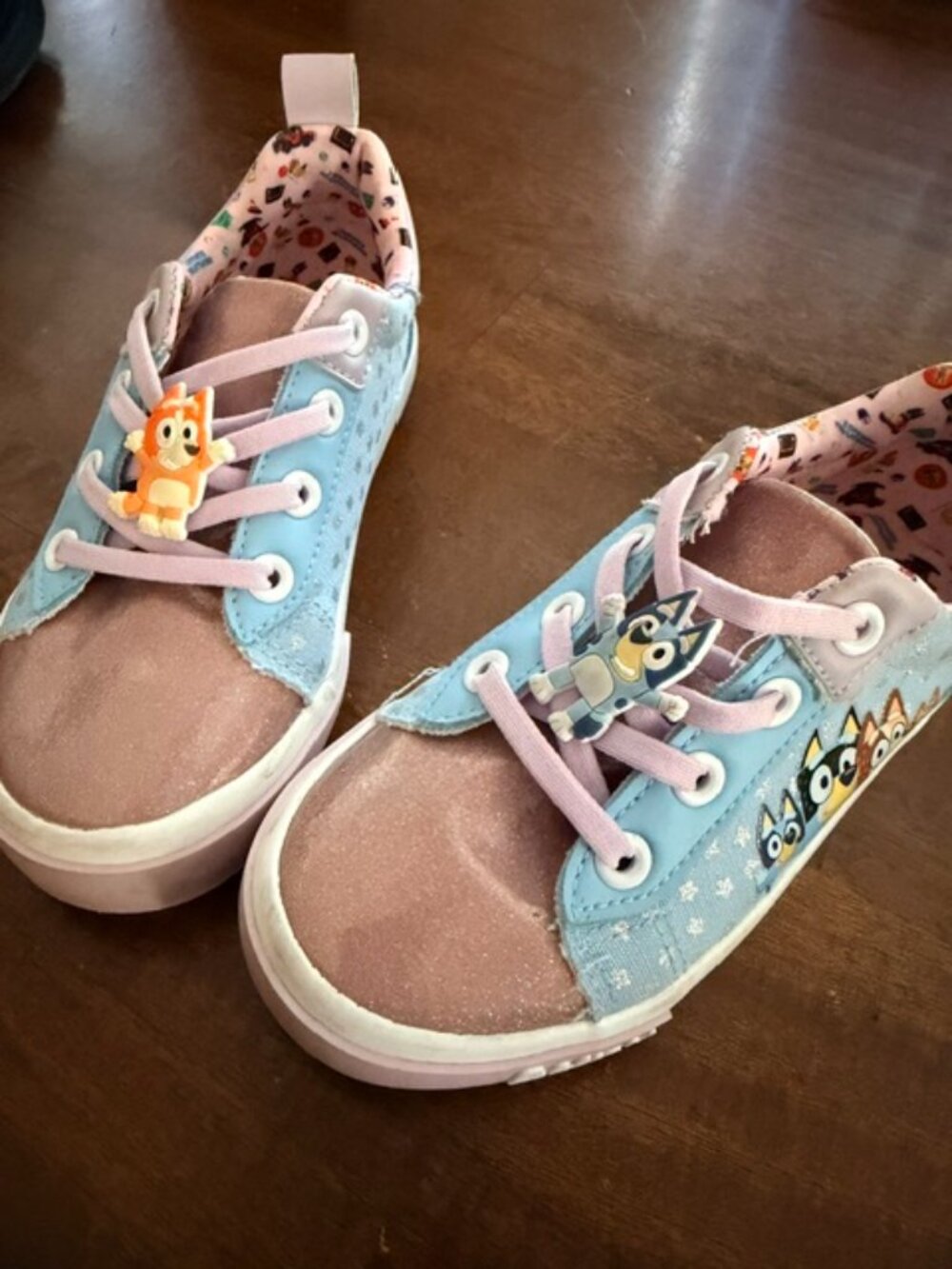 Bluey and Bingo Girls Sz 12 Shoes